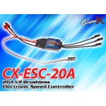 CopterX (CX-ESC-20A) 20A V2 Brushless Electronic Speed Controller