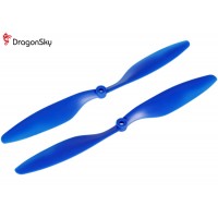 DragonSky (DS-P-1045-B) Multirotor 10*4.5 Clockwise and Counter Clockwise Propeller Set (Blue)