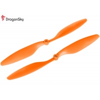 DragonSky (DS-P-1045-O) Multirotor 10*4.5 Clockwise and Counter Clockwise Propeller Set (Orange)