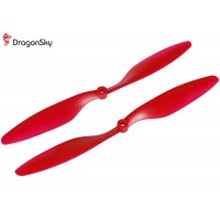 DragonSky (DS-P-1045-R) Multirotor 10*4.5 Clockwise and Counter Clockwise Propeller Set (Red)