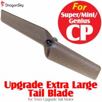 DragonSky (DS-SUPER-CP-TB) Super CP / Mini CP / Genius CP Upgrade Extra Large Tail Blade for 7mm Upgrade Tail Motor