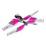 SH (SH-6020-1-HEAD-P) 6020-1 Swift 3CH Helicopters Complete Rotor Head Assembly Set (Pink)