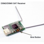 DSM2/DSMX Compatible Satellite Receiver for DSM2 DSMX Radios Transmitter RC FPV Racing Drone
