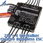 HobbyWing (HW-SKYWALKER-25A-4) 25A x 4 SkyWalker Quattro Brushless ESC for Quadcopter and Airplane with 4 Motors