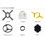 KINGKONG ET125 Carbon Fiber Frame Kit Set Racing Drone Spare Parts