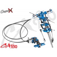 CopterX (CX250-01-30) Metal Main Rotor Head Set & Metal Tail Rotor Set