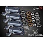 CopterX (CX450BA-01-24) 4-Blades Metal Blade Grip Assembly with Bearings