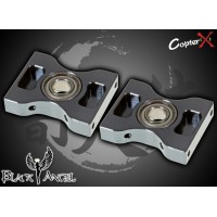CopterX (CX450BA-03-01) Metal Main Shaft Bearing Block with Bearings