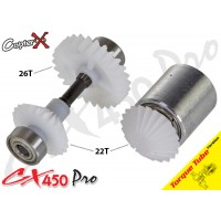 CopterX (CX450PRO-03-14T) Tail Drive Gear Set (Boom Lock)
