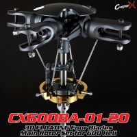 CopterX (CX600BA-01-20) 3D FLOATING Four Blades Main Rotor Set for 600 Heli