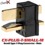 CopterX (CX-PLUG-T-SMALL-M) Small Type T-Plug Deans Style Connector - Male