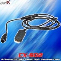CopterX (CX-S02) 6-Channel 3D Flight USB RC Flight Simulator Cable