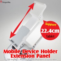 DragonSky (DS-INSPIRE1-P3-P4-TX-EX) Mobile Device Holder Extension Panel for DJI Inspire 1, Phantom 3 and Phantom 4 Transmitter