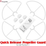 DragonSky (DS-P3-PG-QR-W) Quick Release Propeller Guard for DJI Phantom 3 (White)
