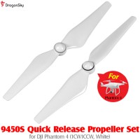 DragonSky (DS-P4-PROP-QR-W) 9450S Quick Release Propeller Set for DJI Phantom 4 (1CW1CCW, White)