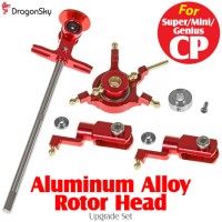 DragonSky (DS-SUPER-CP-RH-R) Super CP / Mini CP / Genius CP Aluminum Alloy Rotor Head Upgrade Set (Red)