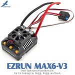 Hobbywing EZRUN MAX6-V3 160A Water-proof Brushless ESC for 1/6 Touring Car, Buggy, Truggy and Truck