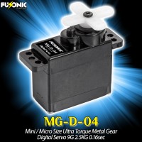 Fusonic (MG-D-04) Mini / Micro Size Ultra Torque Metal Gear Digital Servo 9G 2.5KG 0.16sec