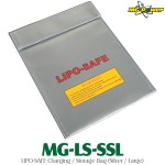 MG-Power (MG-LS-SSL) LIPO-SAFE Charging / Storage Bag (Silver / Large)