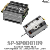 Speed Passion (SP-SP000189) Reventon-R 70A ESC (Silver) with Competition V3.0 5.5R Brushless Motor Combo
