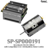 Speed Passion (SP-SP000191) Reventon-R 70A ESC (Silver) with Competition V3.0 7.5R Brushless Motor Combo