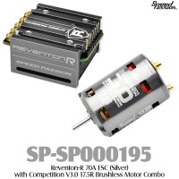 Speed Passion (SP-SP000195) Reventon-R 70A ESC (Silver) with Competition V3.0 17.5R Brushless Motor Combo