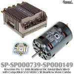 Speed Passion (SP-SP000739-SP000149) Reventon Pro 1.1 140A Brushless ESC (Metal Black Silver) with Competition V3.0 MMM 5.5R Brushless Motor Combo