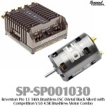 Speed Passion (SP-SP001030) Reventon Pro 1.1 140A Brushless ESC (Metal Black Silver) with Competition V3.0 4.5R Brushless Motor Combo