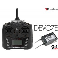 WALKERA (WK-DEVO7E-TXRX) DEVO 7E Devention 2.4GHz Transmitter with RX701 Receiver