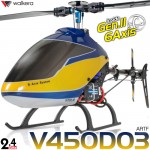 WALKERA V450D03 3D 6 Axis Gyro 6CH Brushless Helicopter without Transmitter ARTF - 2.4GHz