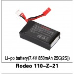 Walkera (Rodeo 110-Z-21) Li-po battery(7.4V 850mAh 25C(2S))